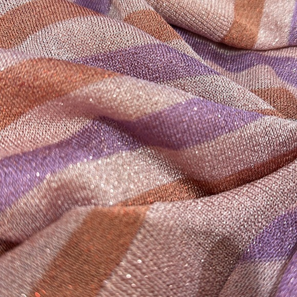 Happy Sheep NWT size Medium long sleeve lilac-copper stripes - Picture 7 of 7